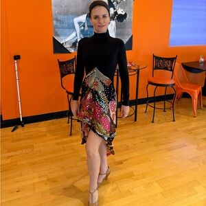 Stylish‎ Multicolor Asymmetrical Skirt